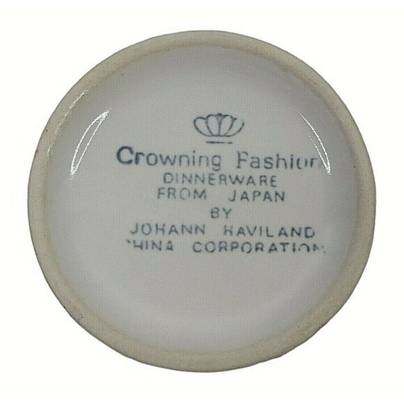 Vintage Coffee Cups Johann Haviland Crowning Fashion Golden Band Lot of 4 - Picture 5 of 5